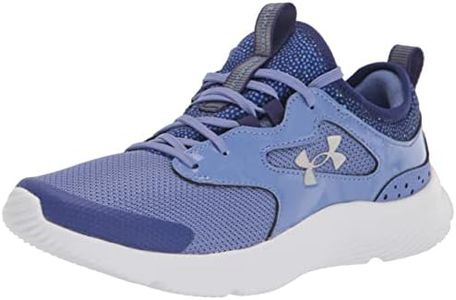 Under Armour Unisex-Child Grade School Infinity 2.0 Print Running Shoe, (400) Baja Blue/Baja Blue/Iridescent, 6 Big Kid