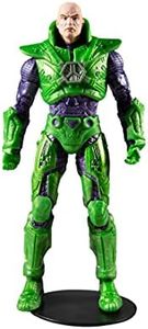 McFarlane Toys DC Multiverse Lex Luthor in Green Power Suit 7" Action Figure with Accessories, Multicolor