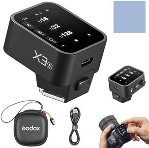 GODOX X3-S 2.4G Transmisor de Disparo de Flash inalámbrico, Flash automático TTL, Pantalla táctil OLED Grande, múltiples Modos de Flash, Puerto USB, 32 Canales 16 Grupos compatibles con cámara Sony