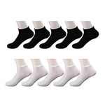 10 pairs of white and black disposa