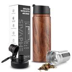 Sivaphe Tea Infurser Bottle Stainless Steel Insulated Hot and Cold Travel Tumbler with Filter for Loose Tea