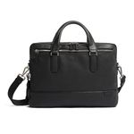 TUMI - Harrison Sycamore Slim Top Zip Work Briefcase - Padded Laptop Compartment (fits up to a 14" screen) - Black Leather