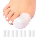 Niupiour Silicone Big Toe Protectors for Women and Men, 14 Pieces of Gel Toe Covers for Missing or Ingrown Toenails, Toe Caps and Sleeves for Shoes, Protect Toe from Rubbing and Friction