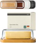 KIVY Glass butter dish with airtigh