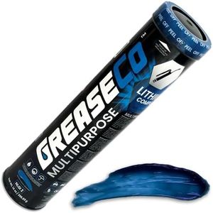 Wheel Bearing Grease Tube | Lithium Complex | High Temp | Axle | Automotive | Tractor | Truck | Ball Joint | CV | Marine Boat | Grease for Grease Gun | Blue | Single Cartridge | NLGI 2 | Multipurpose