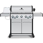 Broil King, Baron S 590 Pro IR, 876944, Liquid Propane (LP), 5-Burner w/Infrared Side Burner, Silver, Black