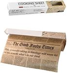 Baking Parchment Paper Roll Non Stick Baking Paper Newspaper Printing Design Food Wrapping Paper for Baking Cookies Bread Pizza Meat and Vegetables