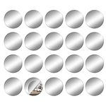 DARENYI 20Pcs Glass Round Mirror Ti