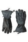 Mountain Warehouse Mountain Mens Ski Gloves - Padded, Wrist Strap, Warm - Holiday Essential in Snow Black S