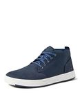 Timberland Men's Davis Square F/L Chukka Boots, Blue Navy Nubuck, 8 UK