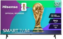 Hisense 32-Inch Class A4 Series FHD 1080p Smart Fire TV (32A4NF, 2025 Model) - DTS Virtual: X, Slim Bezel Design, Alexa Built in
