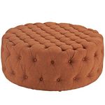 Modway EEI-2225-ORA Amour Fabric Ottoman, Orange