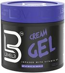 L3VEL3 Cream Hair Gel - Delivers Medium Hold and Volume - Provides Long Lasting Shine - Flake Free Formula - Enriched with Vitamin B - Adds a Refreshing Fragrance - Rinses out Easily - 16.9 oz