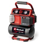 Einhell Cordless Air Compressor 18V Power X-Change, Oli-Free Portable Electric Pump and Tyre Inflator for Workshops with 5L Tank, Without Battery TE-AC 18/75 Li