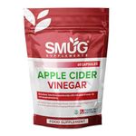 SMUG Supplements Apple Cider Vinegar - British Made - 1800mg Max Strength Daily Serving - Potent Vegan Capsules with Mother - Providing Essential Support Towards Health and Wellbeing