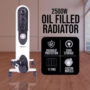 Belaco Oil Filled Radiator Heater, 2500W – Portable Electric