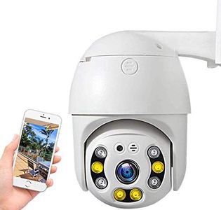 HANNILIFE PTZ Camera wifi 1080P, IP Camera 355° Pan/90° Tilt, Sensore di Movimento, Interfono Vocale Bidirezionale, 30M Visione Notturna, IP66 Impermeabile, Allarme AI