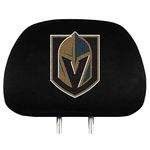 Team ProMark NHL - Vegas Golden Knights Head Rest Cover Set, Black, One Size