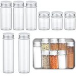 Lafuntar Mini Camping Seasoning Bottle Set, Empty Camping Spice Bottle Kit (Seasoning not included).