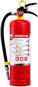 Ougist ABC Dry Chemical Fire Extinguisher, 5 lb – 2-A:10-B:C Rated for Home, Office & Vehicle, Quick Release, Easy-Grip Handle, Ideal for Electrical & Grease Fires, Car Extinguisher, Model FF2KG