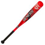 Louisville Slugger Genesis Alloy Baseball Bat, Red, 30 inch