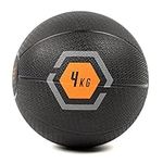 Phoenix Fitness Medicine Ball - Weighted Ball with Textured Grip for Strengthening Core Muscles & HIIT Workout - Ideal for Home, Gym, Boxing, Studio - Weight: 4kg