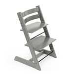 Stokke Tripp Trapp Chair from Stokke, Storm Grey - Adjustable, Convertible Chair for Toddlers, Children & Adults - Convenient, Comfortable & Ergonomic - Classic Design