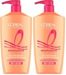 L'Oréal Paris Hair Expertise Dream Lengths Split End Sealing, Shampoo for Long Hair, Repairing Shampoo, With Castor Oil and Vegetal Keratin for Long, Damaged Hair, 828ml (Pack of 2)
