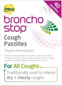 Bronchostop Cough Pastilles – Traditionally Used to Relieve Any Type of Cough - Pack of 40 On-the-Go Pastilles