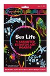 Melissa & Doug Scratch Art Sheets - Sea Life| Arts & Crafts | Scratch Art | 4+ | Gift for Boy or Girl