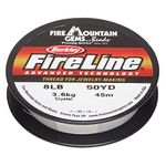 Berkley FireLine Braided Beading Thread 8-Pound Test Clear .007 Inch 0.18mm 50 Yards