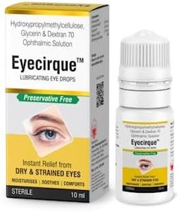 Eyecirque Preservative Free Lubricating Eye Drops: Comfort, Soothe, and Moisturize - For Dry Eyes, Redness, Digital Eye Strain, Tired Eyes, Regular Use
