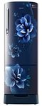 Samsung 246L 3 Star Inverter Direct-Cool Single Door Refrigerator Appliance (RR26C3893CU/HL,Camellia Blue) Base Stand Drawer 2023 Model