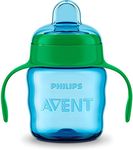 Philips Avent Easy Sip Spout Cup with Handle, 200 ml - Blue/Green - SCF551/15