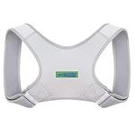 TECH14 Posture Corrector for Men and Women - Comfortable Upper Back Adjustable Back Straightener Support for Neck, Shoulder and Back + [ 1 FREE Knee Brace Compression Sleeve ]