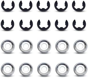 Haishine for Stihl Clutch Drum Washer, Clutch Washer and E-Clip Kit Replacement for Stihl 026 MS260 024 MS240 MS250 MS440 MS460 MS660 10 Sets Clutch Drum Washer Clutch Replacement for 9460 624 0801