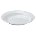 Corelle 3133 Vitrelle Glass Winter Frost Rimmed Soup Bowl, White, 15 oz, Pack of 6