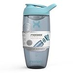 Promixx Pursuit Protein Shaker Bottle - Premium Shaker for Protein Shakes - Lifetime Durability, Leakproof, Odourless - 700ml / 24oz (Ocean Calm Blue)