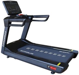 PowerMax Fitness TAC-2100 (6HP) Brushless AC Motorized Commercial Auto-Incline Treadmill with Wireless Charging | Max User 200kg, Top Speed 24km/hr, Preset Maxpro Workout Machine, Manual Lubrication