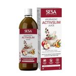 SESA Ayurvedic Activslim Juice Helps in Weight Management Made with Apple Cider Vinegar Healthy Diet Drink Active Slim, No added Sugar, Colour or Flavour (1 Lt)