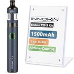 Innokin Endura T20S Vape Pens E Cigarette Vape Pen Starter Kit 1500mAh E-Cig Vape Kits with Top-Refill 2ml Prism T20S MTL Tank, Using Prism-S Coil, AMZ Edition No Nicotine - Blue