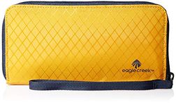 eagle creek Women's RFID Wristlet, Sahara Yellow, One Size, Rfid Wristlet Wallet Passport Holder, Sahara Yellow