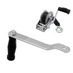 Aramox Metal Winch Handle Crank Comfortable Grip Replacement Accessory for Marine Boat Trailer