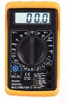 Duratool D03047 500 V AC/DC Manual Ranging Digital Multimeter,Yellow