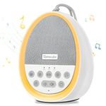 Homecube White Noise Machine, Portable Sleep Sound Machine with 29 Non-Looping Sounds, Continuous or Timer Sound Therapy for Baby/Kids/Adults, Rechargeable Battery and USB Powered