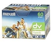 Maxell 275022 Mini DV Tape, 60min - Pack of 5