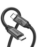 Silkland USB C Monitor Display Cable [4K@144Hz/60Hz 8K@30Hz], USB C 3.2 Gen 2x2 Video Cable, 20Gbps Data Transfer, 240W PD Fast Charge, Type C Cable Compatible with MacBook Pro, iPad, Mac Studio 10FT