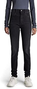G-STAR RAW Women's Kafey Ultra High Skinny Jeans, Grey (Worn in Black Onyx C910-c942), 29W x 32L