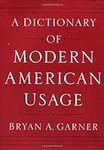 A Dictionary of Modern American Usa