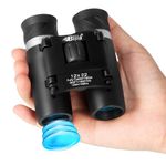 BIJIA 12x22 HD Mini Compact Binoculars for Adult,Hunting,Bard Watching,Concert,Sport and Outdoor Activities (Lastest Optics Coating Technology)